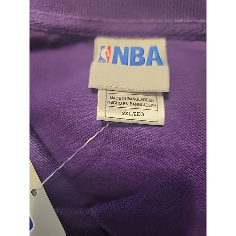 Sacramento Kings NBA Brand Polo Official Licensed Basketball Polo NWT Men's 2XL